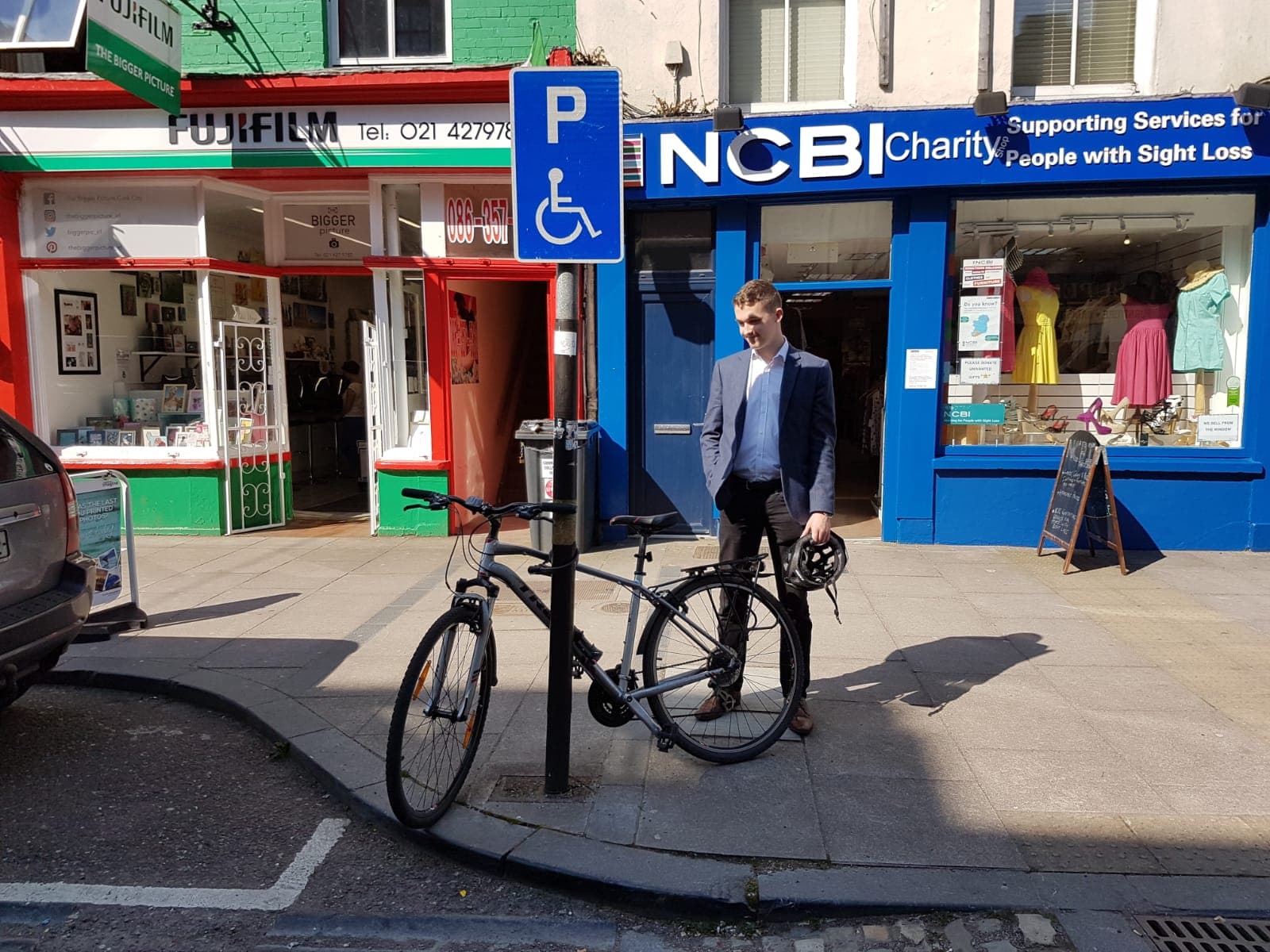 ben and his bike cork city